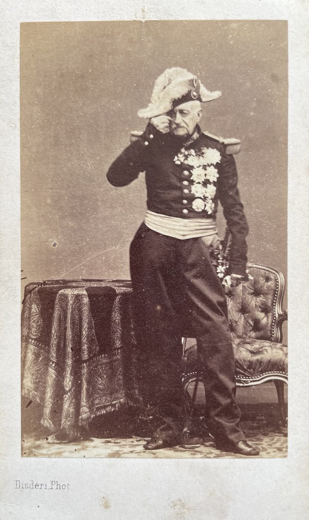 Disderi, Paris, ca. 1860. Der französische Marschall Boniface de Castellane (1788-1862), der unter Napoleon diente.