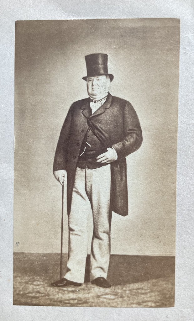 H. S., Hamburg (?), ca. 1860er. "Freiherr Ernst von Mack". Portrait des Hamburger Unternehmers und Politikers Ernst Merck (1811-1863).
