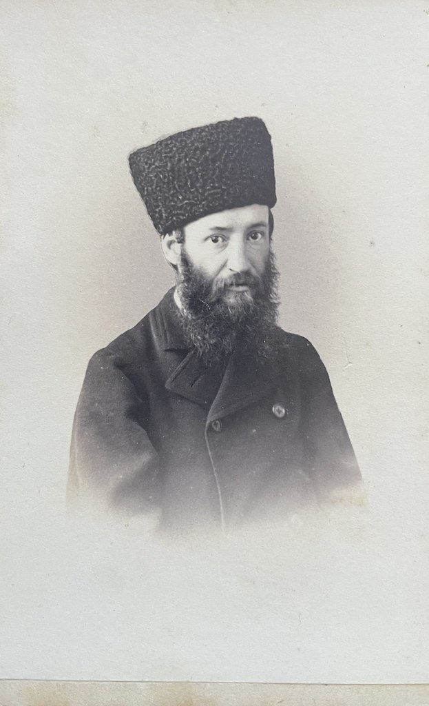 Scherer & Nabholz, Moskau, ca 1860er, Mann mit Uschanka.