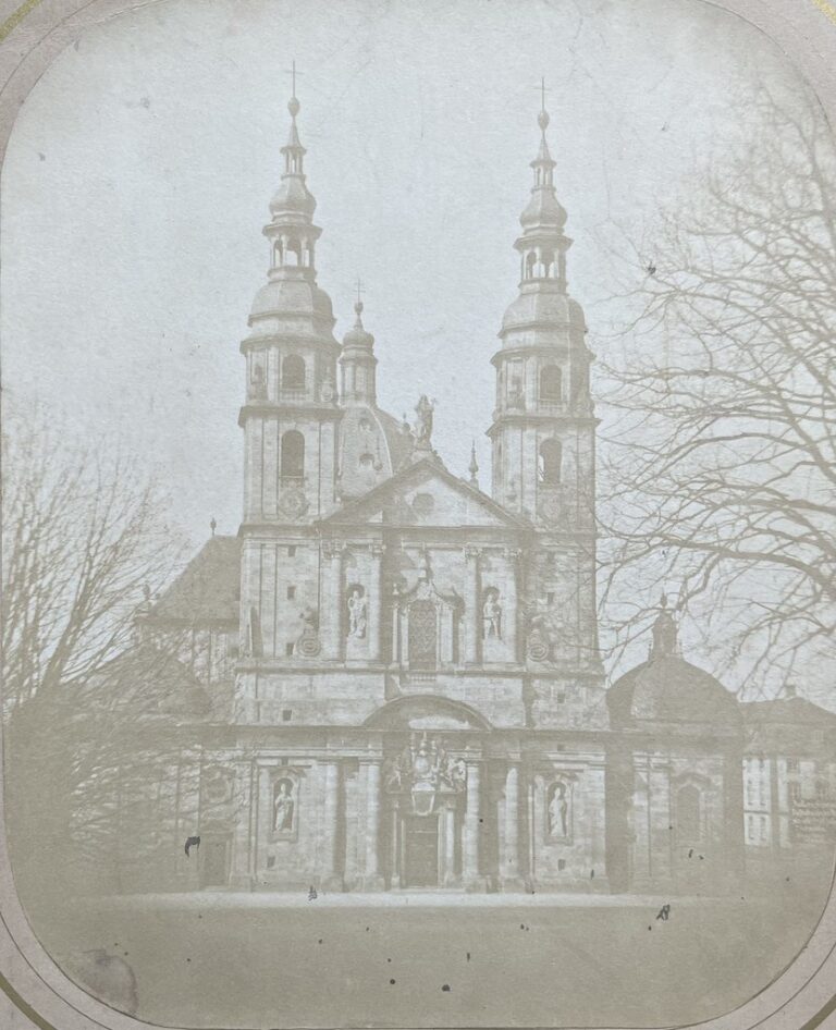 Unbekannter Fotograf, Fulda, ca. 1850er. "Der Dom zu Fulda."