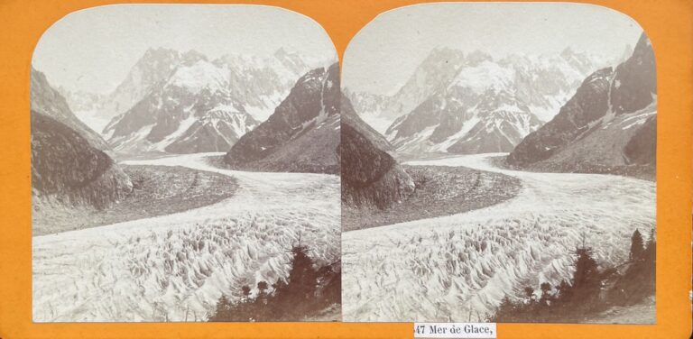 Auguste Couttet, Chamonix, ca. 1880. "Mer de Glace."