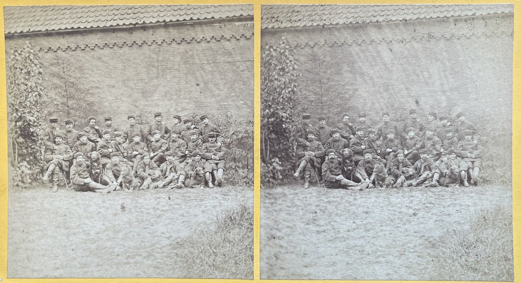 Unbekannter Fotograf, Bremerhaven, ca. 1872, "Bemannung des "Tegetthoff" - Schiff der Oesterreichischen Nordpol-Expedition".